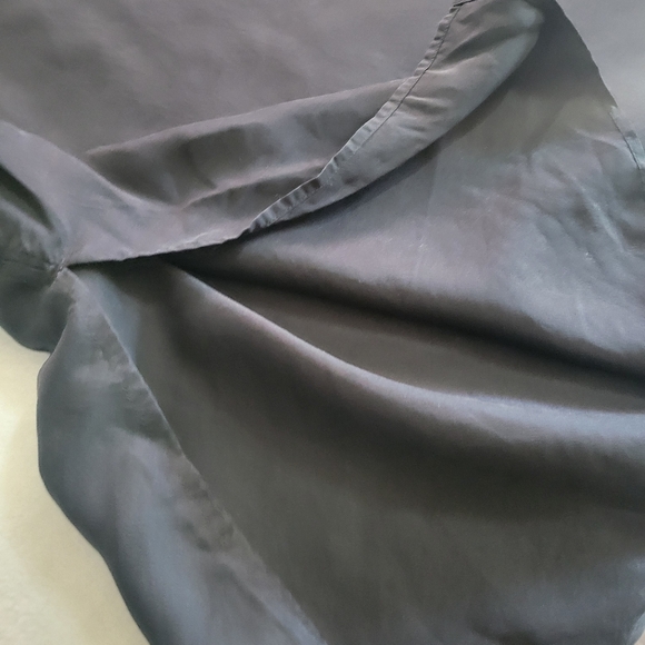 Black COS blouse Tunic Style Size 14 100% Silk - Picture 9 of 12